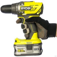 Дрель-шуруповерт Ryobi R18DD3-252S 5133003353 (с 2-мя АКБ 2 Ah+5 Ah, сумка)