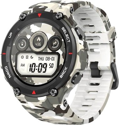 

Умные часы Amazfit T-Rex (зеленый камуфляж)