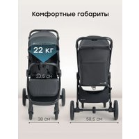 Коляска прогулочная «книга» Happy Baby Sensa (black)