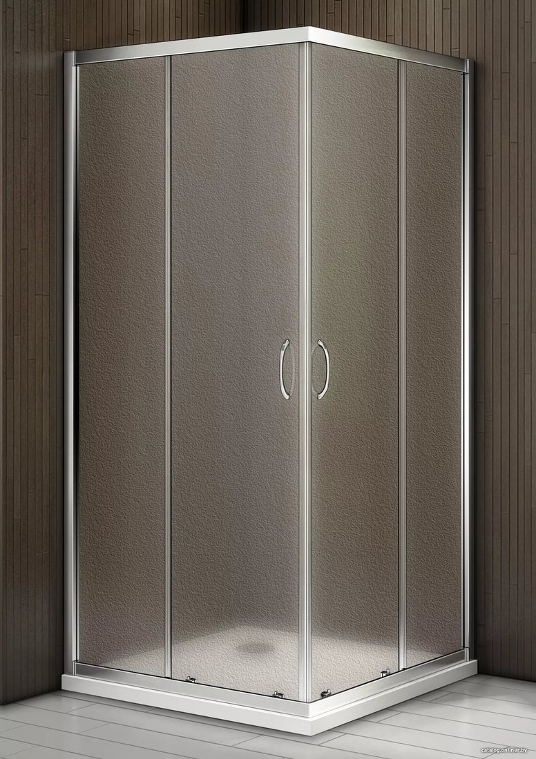 Душевой уголок Good Door Latte CR 80x80 (матовое стекло) [Latte CR-80-G-WE]