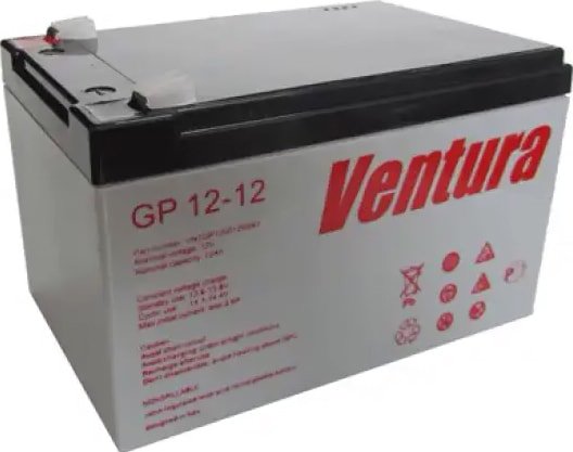 

Аккумулятор для ИБП Ventura GP 12-12 (12 В/12 А·ч)