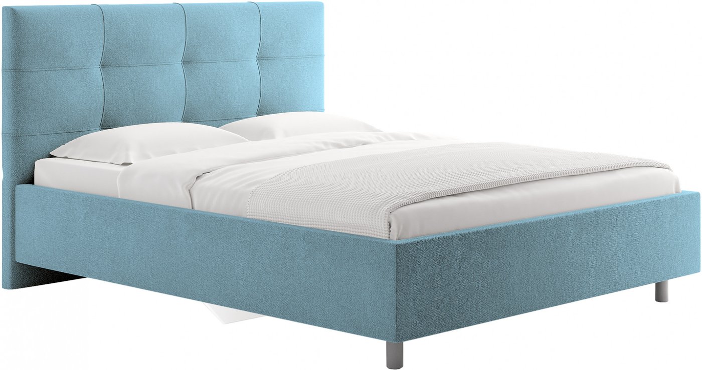 Кровать Сонум Caprice 160x200 (рогожка голубой)