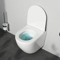Унитаз подвесной AM.PM Master Fit IS100101.801900 (белый глянцевый, с кнопкой смыва)