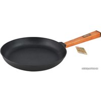 Сковорода Brizoll Оптима чугунная с ручкой 260x40