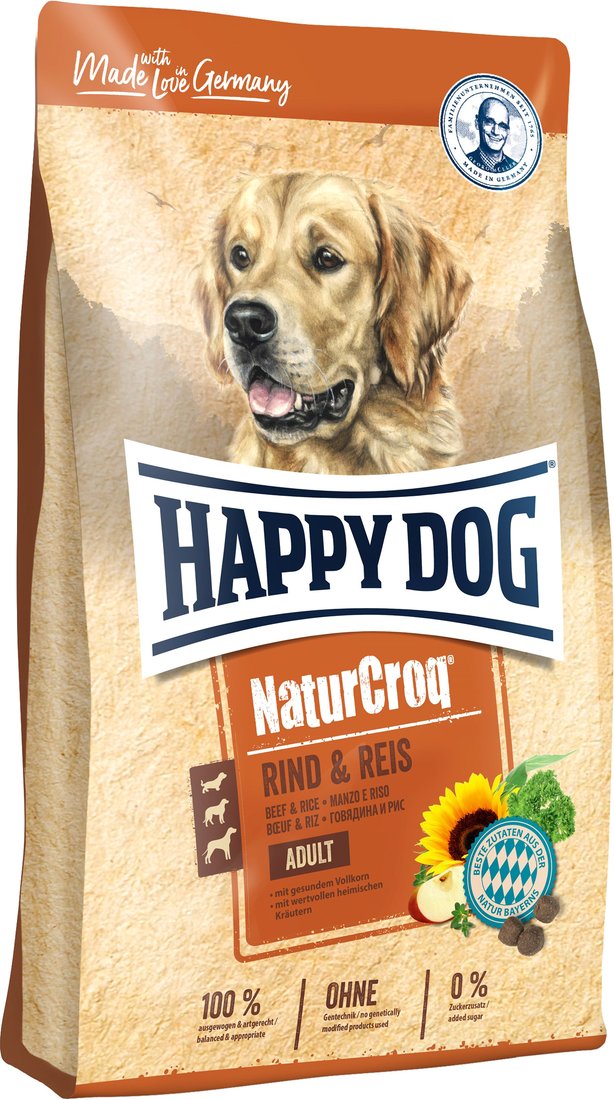 

Сухой корм для собак Happy Dog NaturCroq Rind & Reis 4 кг