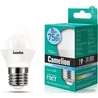 Светодиодная лампочка Camelion LED8-G45/845/E27 12394