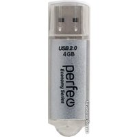 USB Flash Perfeo E01 4GB (серебристый)