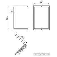 Подстолье для стола AKS Tres fs02132