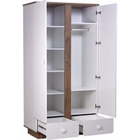 Шкаф распашной Polini Kids Ameli 4010 с ящиками 0002763.174 (белый/дуб крафт золотой)