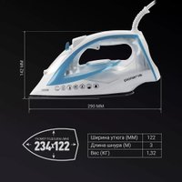 Утюг Polaris PIR 2899AK 3 m (белый)
