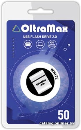 USB Flash OltraMax 50 64GB (белый)