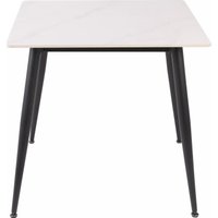 Кухонный стол Signal Rion 80/80 (белый лак/черный)