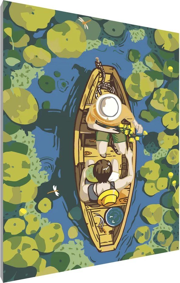 

Картина по номерам PaintLine Прогулка на лодке PL-00009