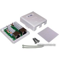 Розетка компьютерная TWT TWT-SM2-4545/S6-WH