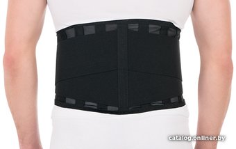 Корсет ортопедический пояснично-крестцовый Trives Т-1555 (S, черный)