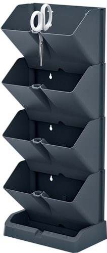 Кашпо Prosperplast Mini cascade IO1W200-S433 (антрацит)