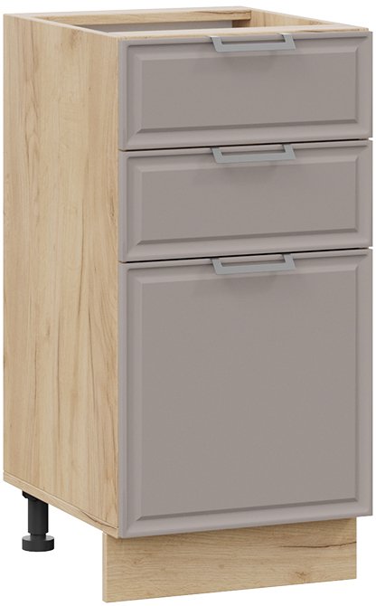 

Шкаф напольный Трия Белладжио 1Н4Я3 (дуб крафт золотой/софт капучино)