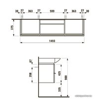  Laufen Тумба под умывальник Palace 4013520754751