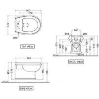 Унитаз подвесной Jaquar QPS-WHT-7953UFPM