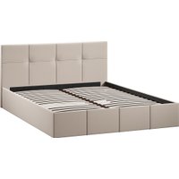 Кровать Трия Лора с ПМ 160x200 (велюр Confetti Cream)