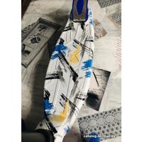 Трехколесный самокат Scooter Maxi 036Z (сине-белый/принт)