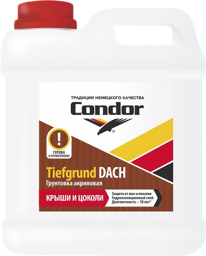 

Акриловая грунтовка Condor Tiefgrund Dach (5 кг)