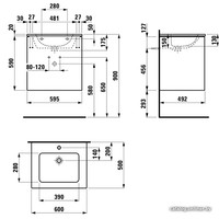  Laufen Тумба под умывальник Pro S Pro 8649602601041