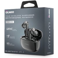 Наушники Olmio TWE-13 (черный)