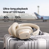 Наушники Baseus Bowie H1s (бежевый)