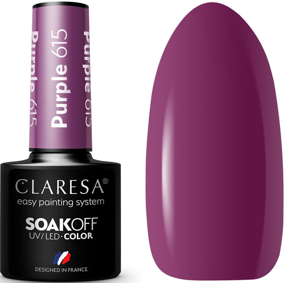 

Гель-лак Claresa Hybrid Purple 615 5 мл