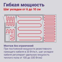 Нагревательный кабель Nunicho Etalon SHS 200Вт с терморегулятором RТС 70.26 (10м)