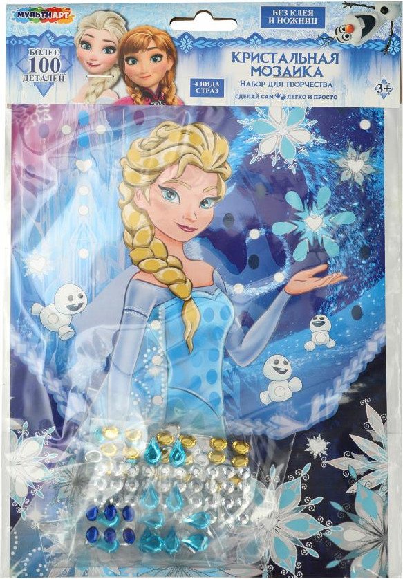 

Алмазная мозаика MultiArt Кристальная мозаика Снежная принцесса CRYST-114754