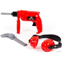 Набор инструментов игрушечных Полесье №23 91116 (дрель, наушники, штангенциркуль №2)