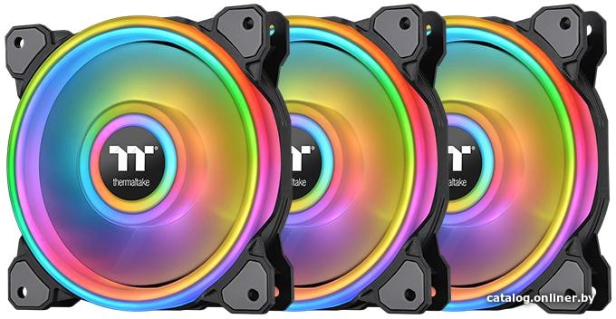 Комплект вентиляторов для корпуса Thermaltake Riing Quad 12 RGB TT Premium 3 Fan Pack CL-F088-PL12SW-A