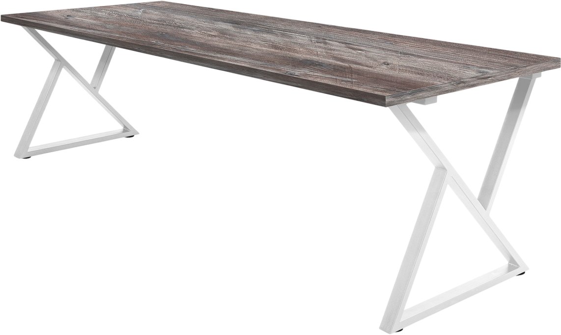

Кухонный стол Millwood Дели Л 160x80x75 (сосна пасадена/металл белый)