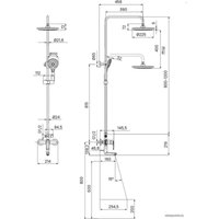 Душевая система  IDDIS Ray RAYSB3Fi06