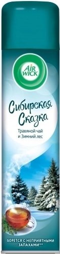 

Освежитель воздуха Air Wick Сибирская сказка 290 мл (травяной чай и зимний лес)