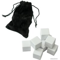 Камни для виски Белоснежка 005-CR (9 шт, белая керамика)