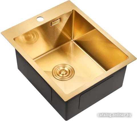 Кухонная мойка Milacio Denia 41 Steel MC.77468 (золотой)