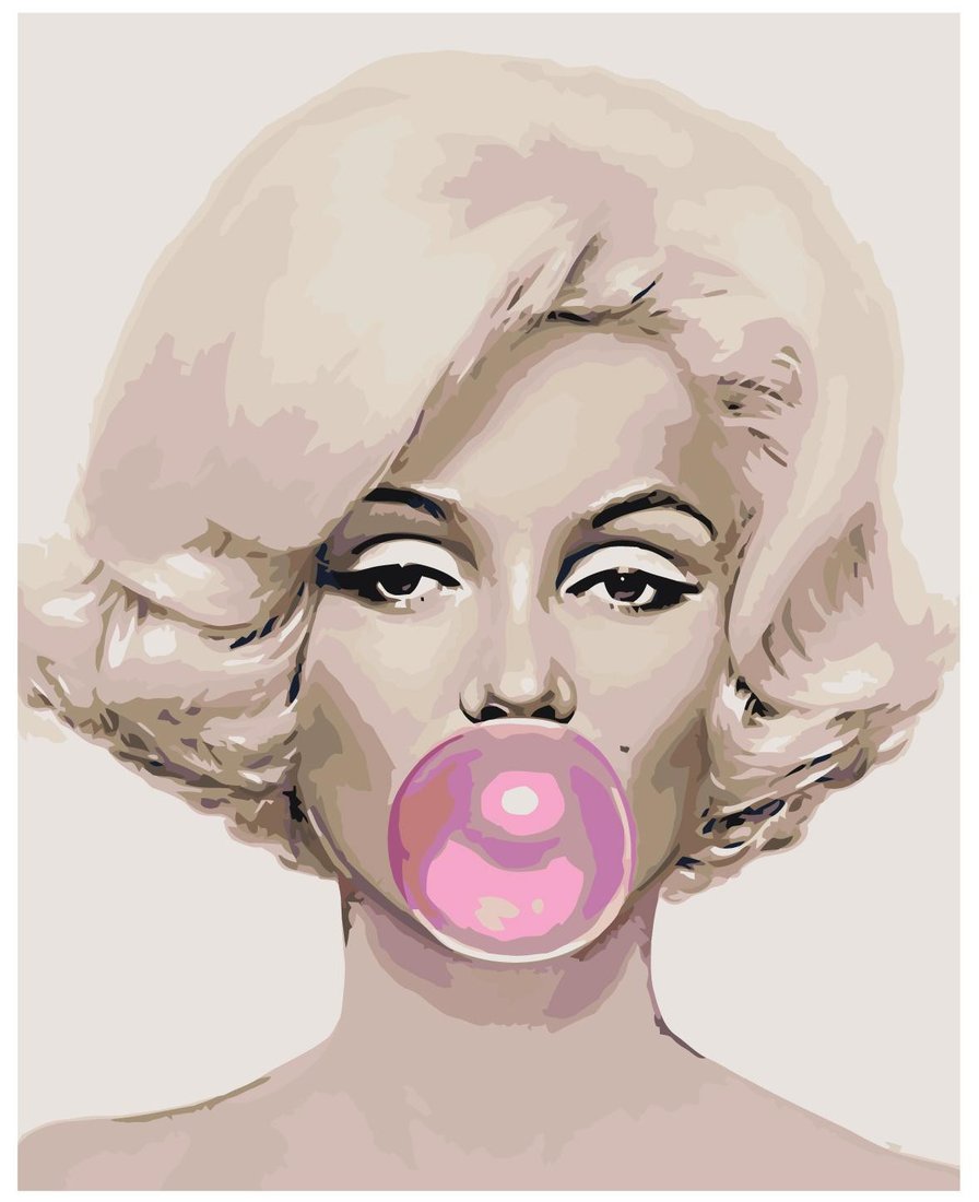 

Картина по номерам SLAVINA Мэрилин Монро с жвачкой ZAKAZ015