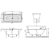 Ванна Villeroy & Boch My Art 180x80 [UBQ180MYA2V-01]