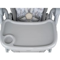 Высокий стульчик Indigo Chill (серый)