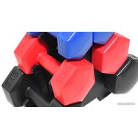 Гантельный ряд Atlas Sport Fitnes Composit 12 кг с подставкой (2x1кг+2x2кг+2x3кг)