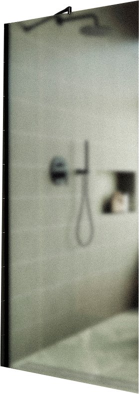 

Душевая стенка MaybahGlass 119x195 MGD-688-6ш (сатин стекло/черный)