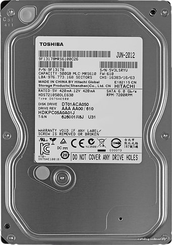 Toshiba DT01ACA 500GB (DT01ACA050)