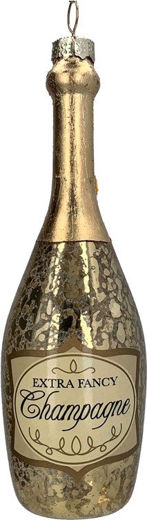 

Елочная игрушка Gisela Graham All Glass. Шампанское 00881-1