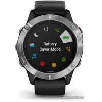 Умные часы Garmin Fenix 6 (серебристый/черный)