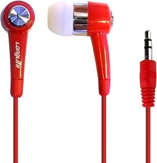 Наушники LongLife E107 (с микрофоном, красный)