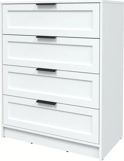 

Комод Интерлиния Концепт Тренд КТ-К80 (белый платинум/белый)