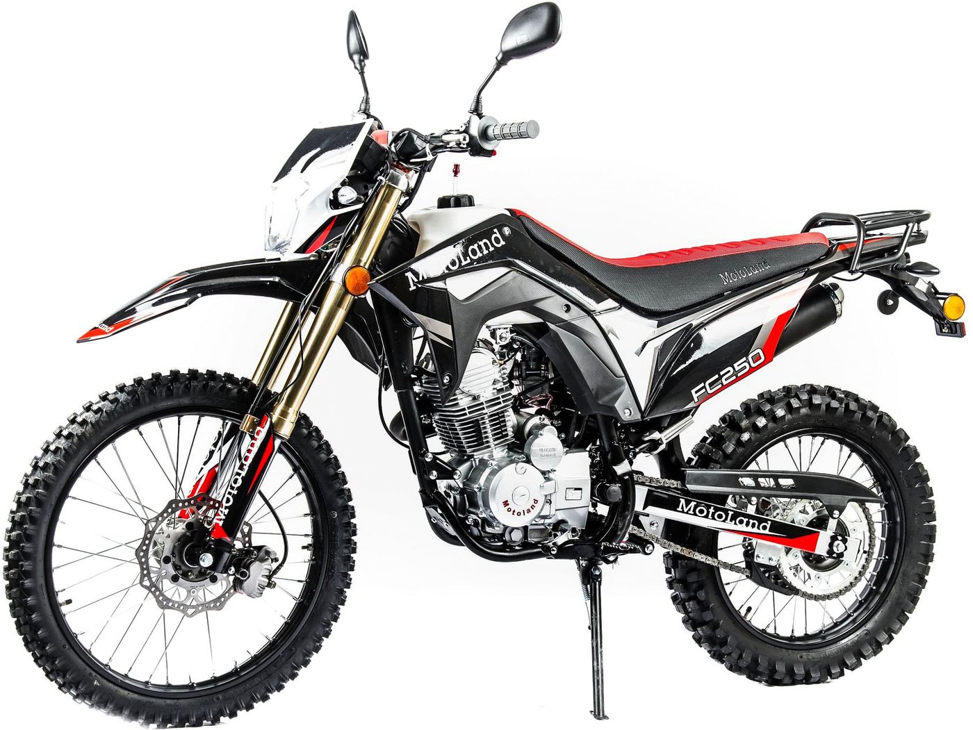 

Мотоцикл Motoland FC250 (черный/красный)